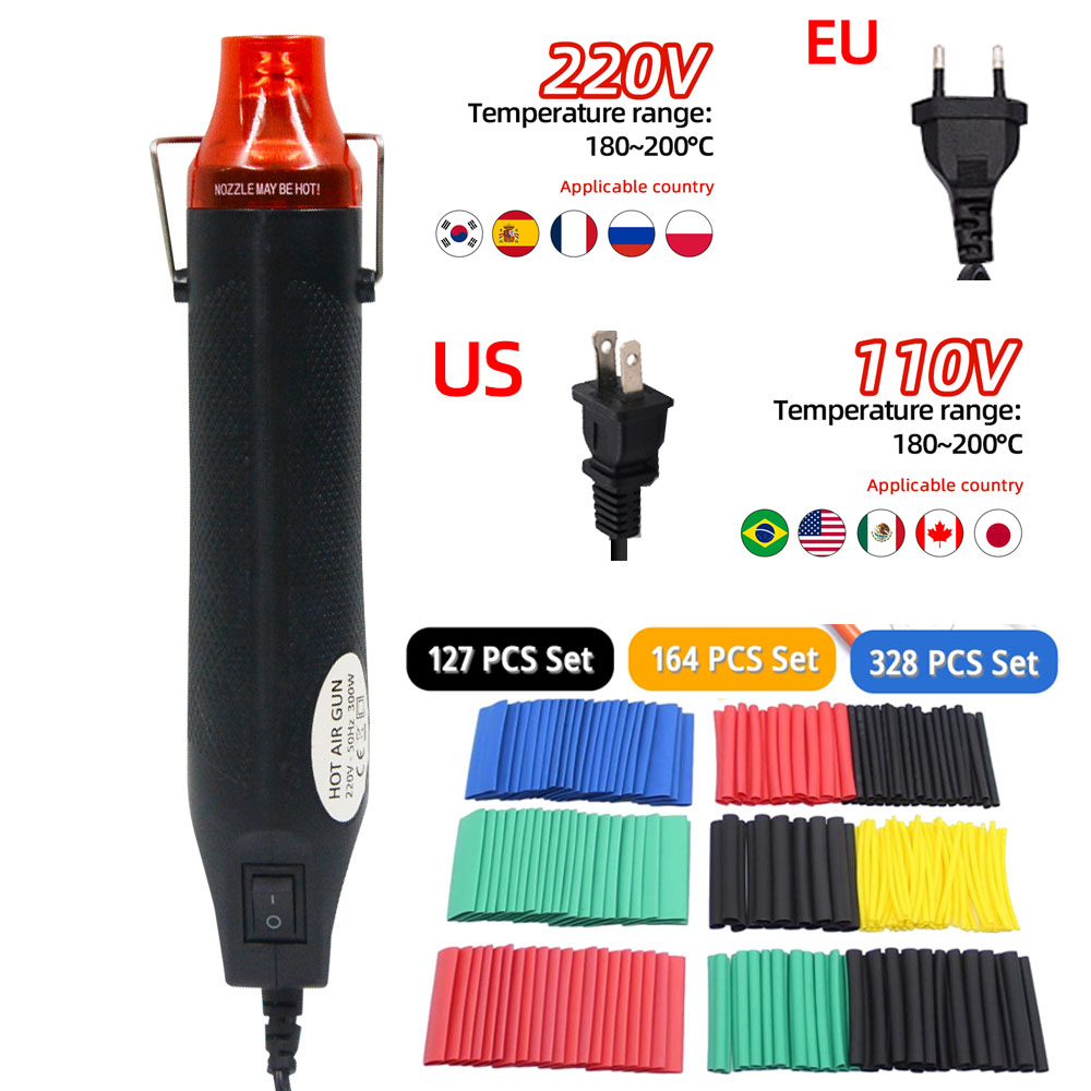 Heat Gun Small - 300W Hot Air ปืนความร้อนไฟฟ้าอุณหภูมิ Blower MINI
