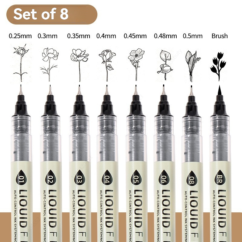 ปากกาสีดำ 12 ด้าม หัวเล็ก สำหร - Copic Marker Sketch บทวิจารณ์และราคา