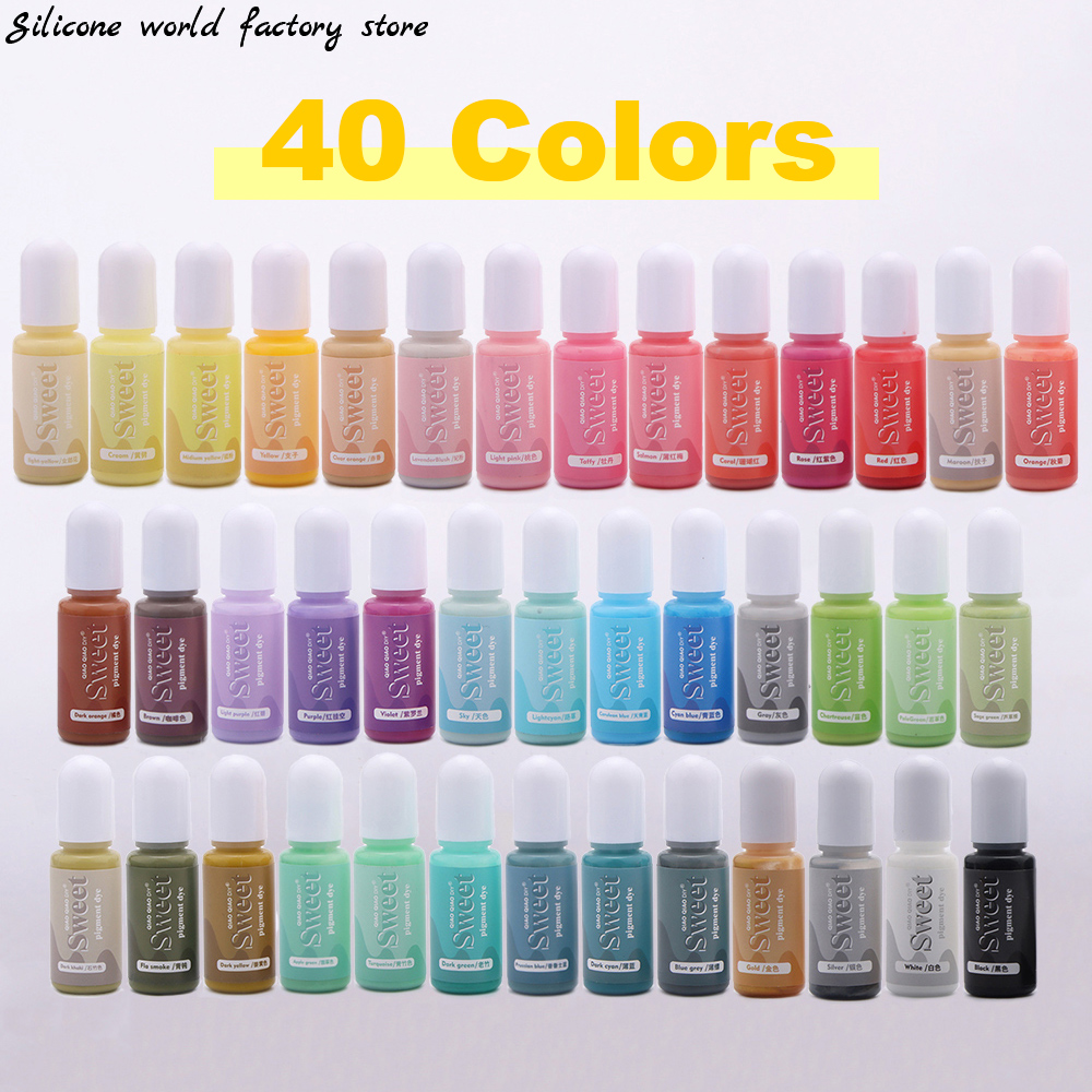 สีเรซิ่นซิลิโคนเวิลด์ 10 มล. ส - Resin Dye Alcohol บทวิจารณ์และราคา