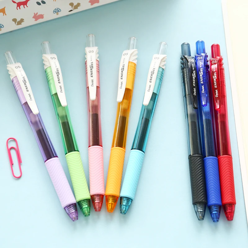 5PCS WUMEI ญี่ปุ่นนําเข้า Pent - Pentel Pen Sign Pen บทวิจารณ์และราคา