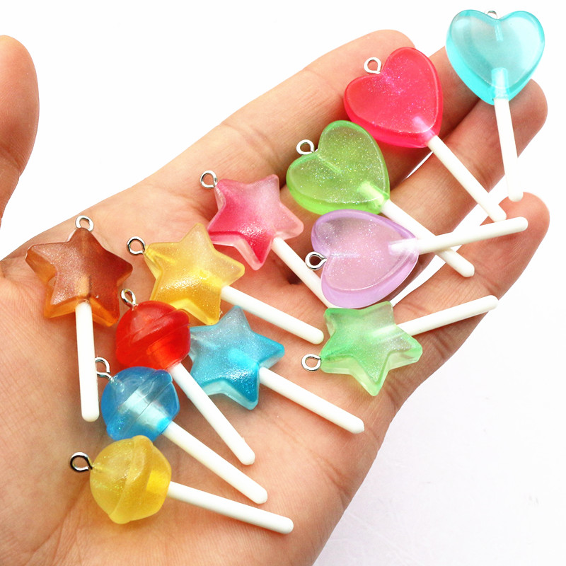 10ชิ้นสีผสมเรซิ่นน่ารักเค้กดอก - Flower Preservation Resin บทวิจารณ์และราคา