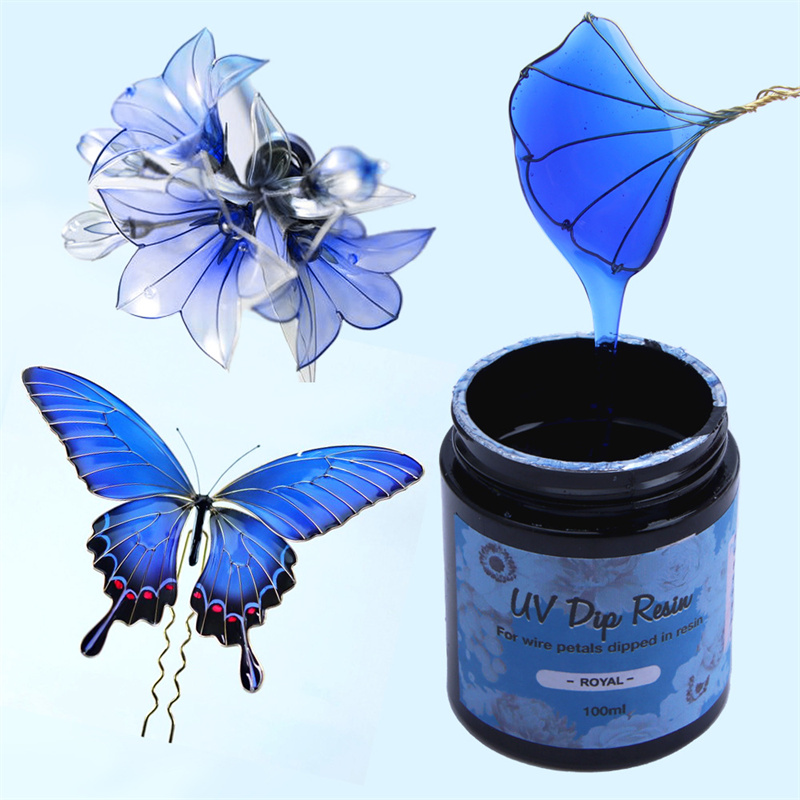 40/100มล. ยูวีเรซินแบบจุ่มใสสู - Flower Preservation Resin บทวิจารณ์และราคา