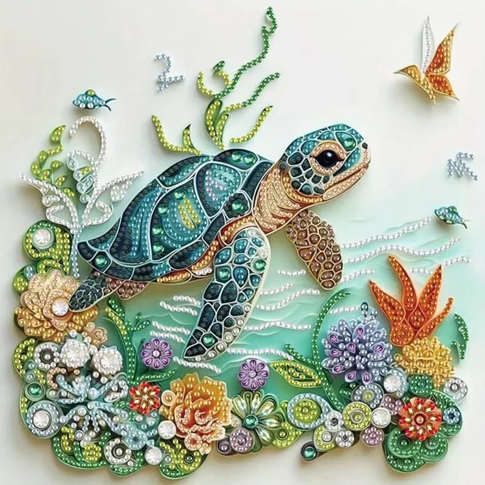 ชุดภาพวาดเพชรรูปเต่าทะเลสำหรับ - Resin Craft For Beginners บทวิจารณ์และราคา