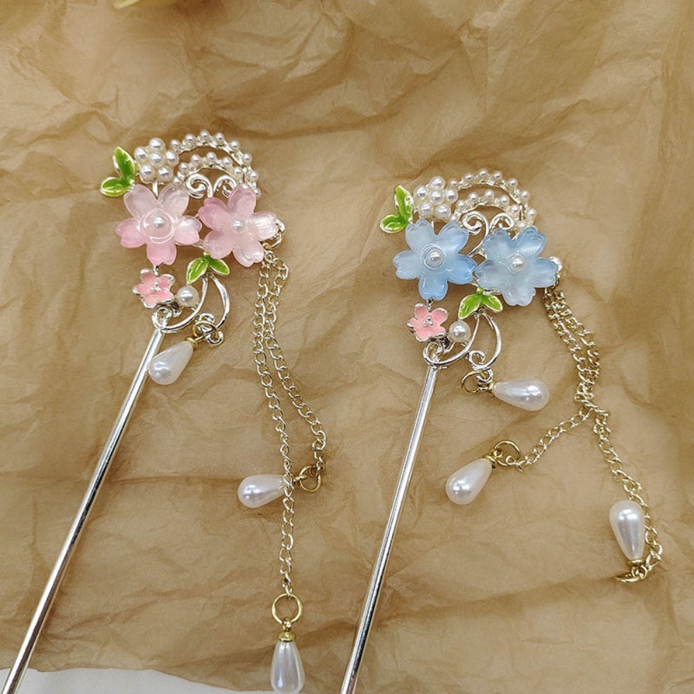 ไม้ติดผมสไตล์จีน 1 ชิ้น: ดอกไม - Resin Craft Ideas บทวิจารณ์และราคา