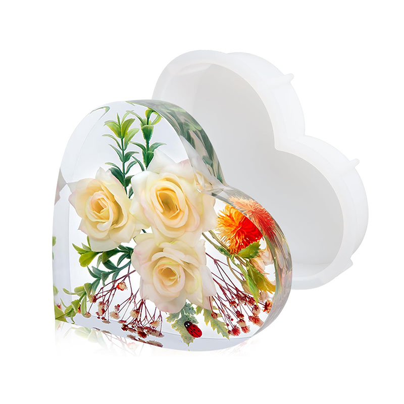 แม่พิมพ์เรซิ่นอีพ็อกซี่รูปหัวใ - Flower Preservation Resin บทวิจารณ์และราคา