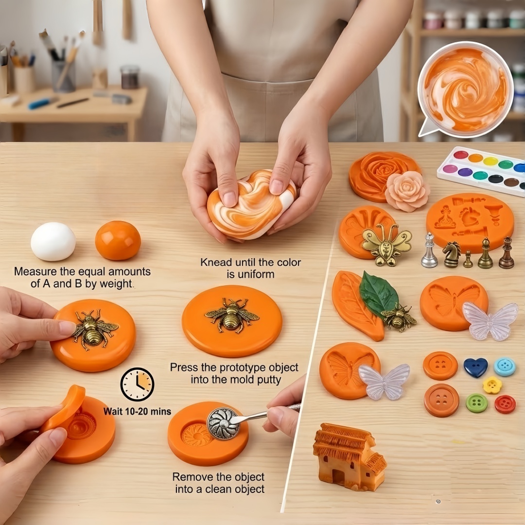 ชุดงานฝีมือซิลิโคนพัตตี้ DIY ย - Resin Craft Kit บทวิจารณ์และราคา