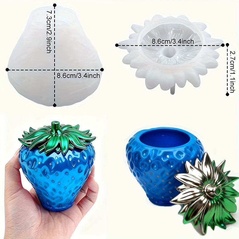 แม่พิมพ์เรซิ่นรูปสตรอว์เบอร์รี - Resin Craft Ideas บทวิจารณ์และราคา