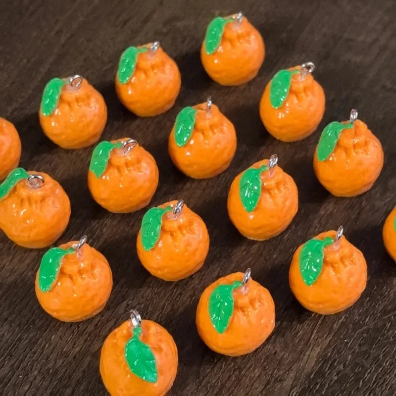 ชาร์มเรซิ่นรูปส้มแมนดาริน 3 มิ - Resin Crafts Diy บทวิจารณ์และราคา
