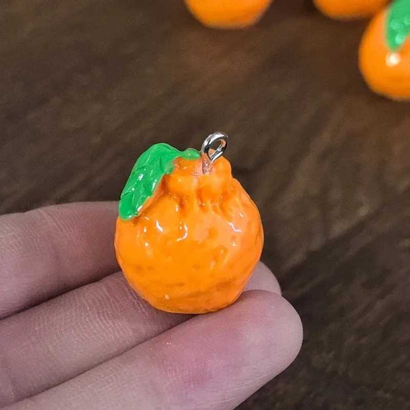 ชาร์มเรซิ่นรูปส้มแมนดาริน 3 มิ - Resin Crafts Diy บทวิจารณ์และราคา