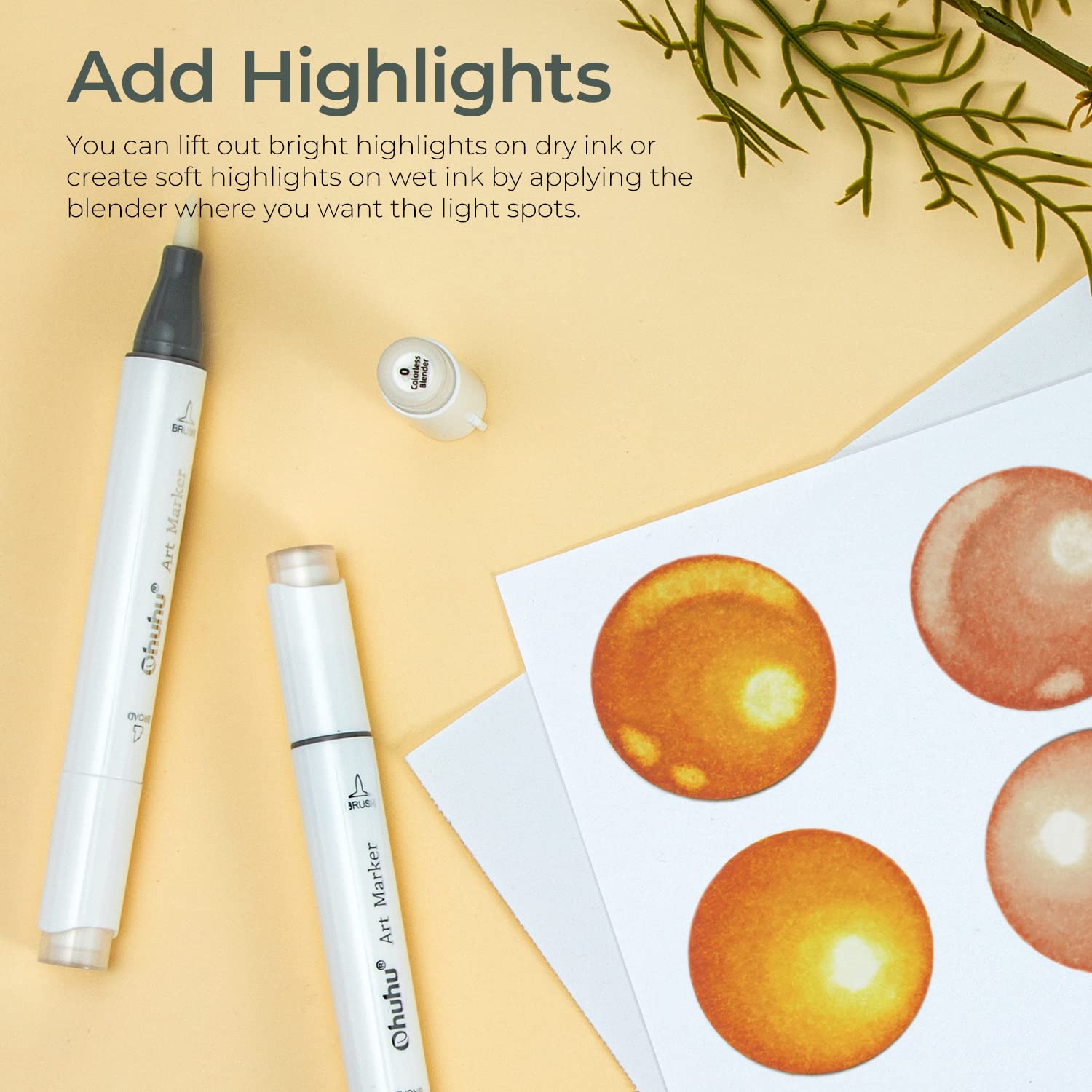 Ohuhu Honolulu เครื่องปั่นไร้ส - Copic Marker Sketch บทวิจารณ์และราคา