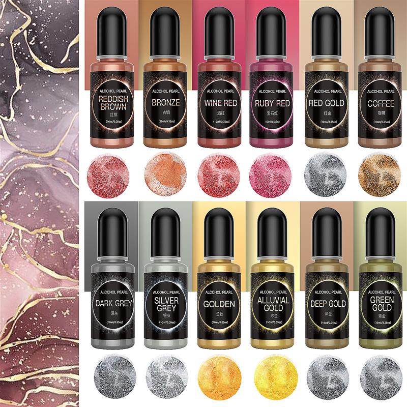 10Ml อีพ็อกซี่เรซิ่น Pigment L - Resin Dye Alcohol บทวิจารณ์และราคา