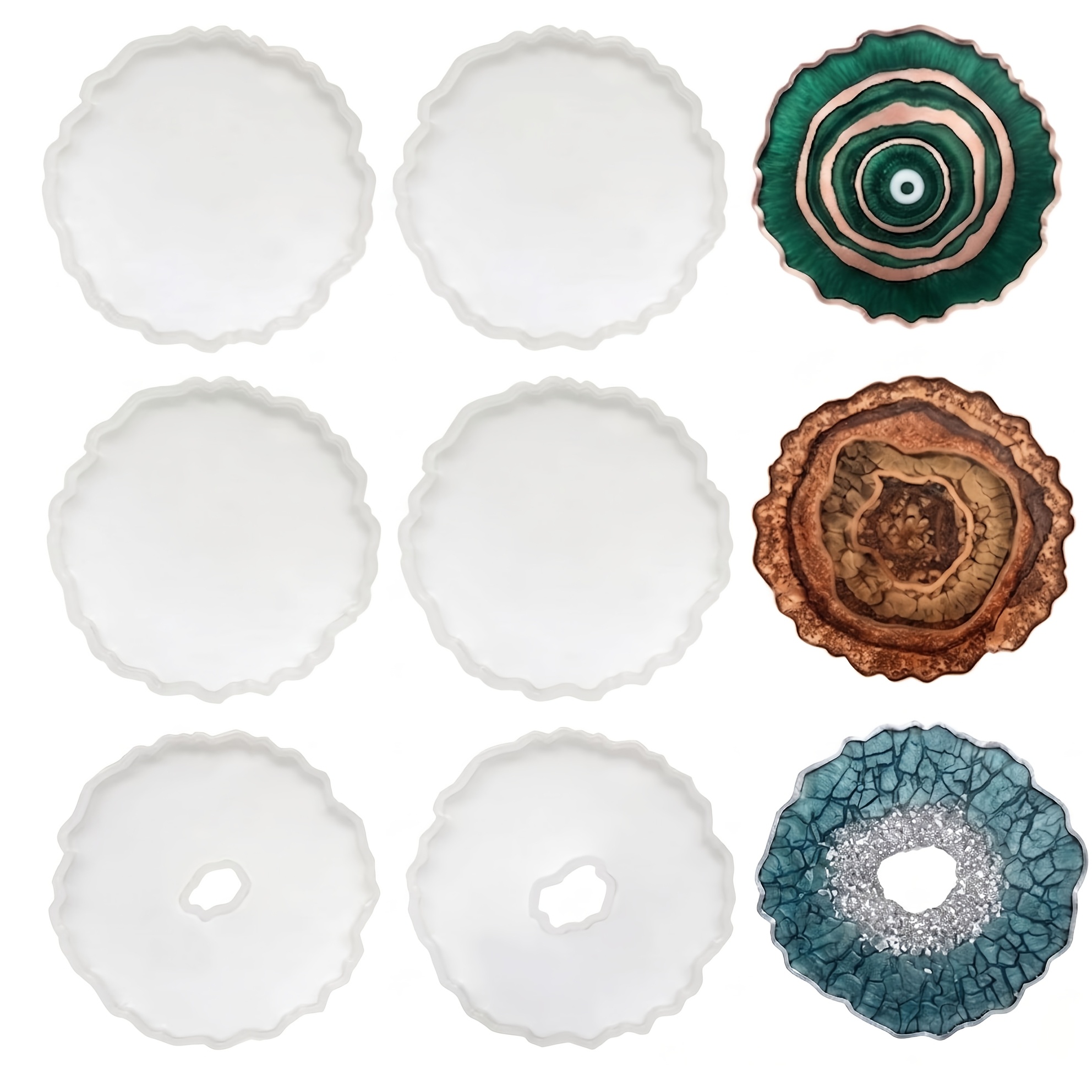 แม่พิมพ์ซิลิโคนสำหรับทำที่รองแ - Geode Mold Silicone บทวิจารณ์และราคา