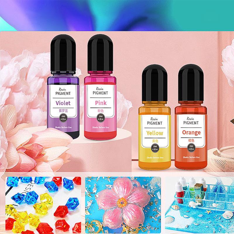 24สี Art หมึกแอลกอฮอล์เรซิ่น P - Resin Dye Alcohol บทวิจารณ์และราคา